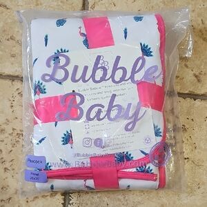 Bubble Baby Bamboo Peacock Car Seat Blanket New In Bag